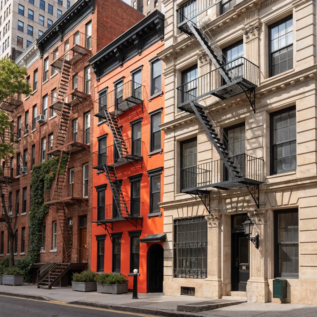 Multi-family property with parking